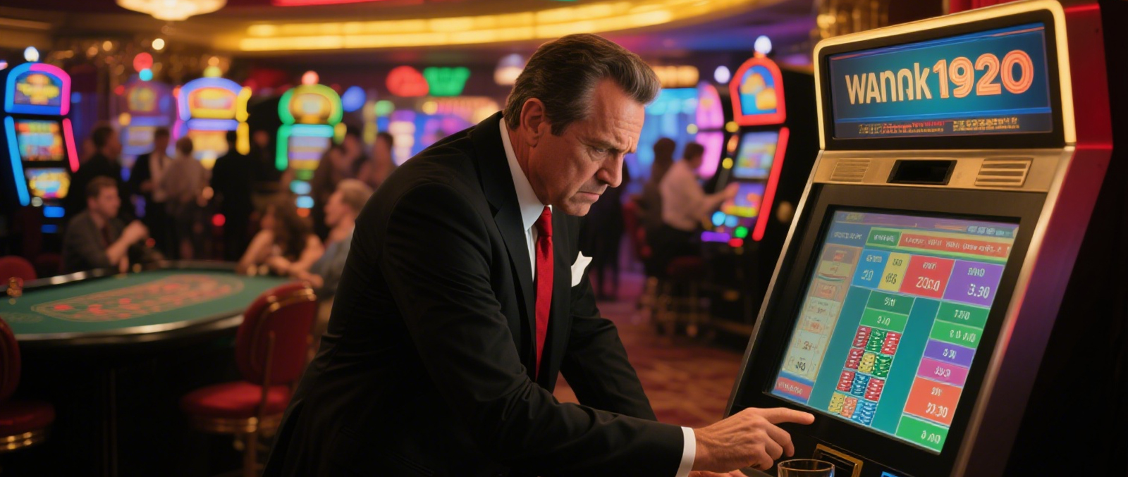 كشك الخدمة الذاتية في الكازينو ومكان الترفيه