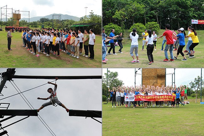 Outdoor adventuring and training at Overseas Chinese Town East Outdoor adventuring and training at Overseas Chinese Town East